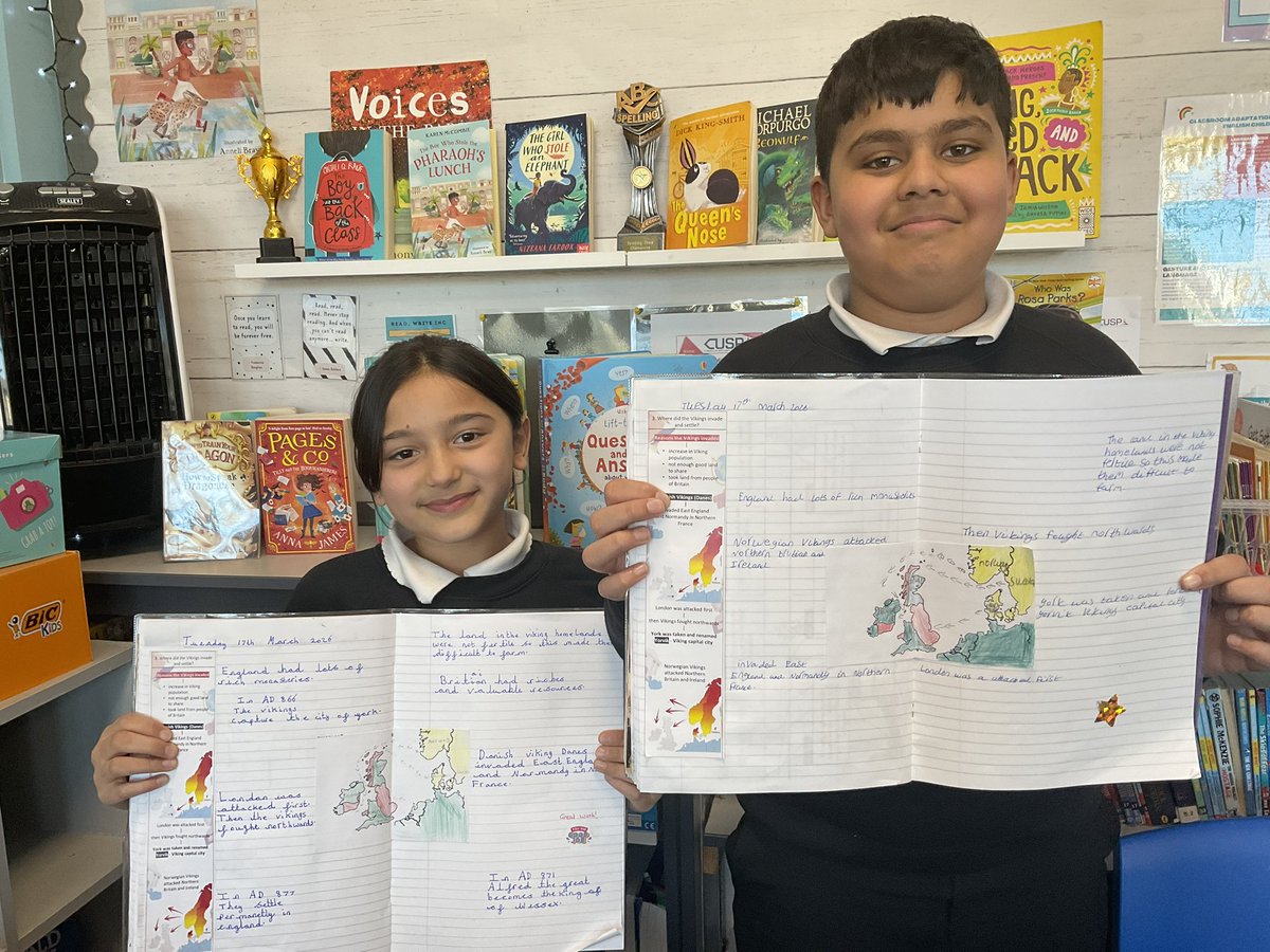 MarshfieldPS's tweet image. Year 4 Rosa Parks worked incredibly hard during a fun history lesson all about where the Vikings came from and where they settled! #MPS #MPSHistory #Curriculum