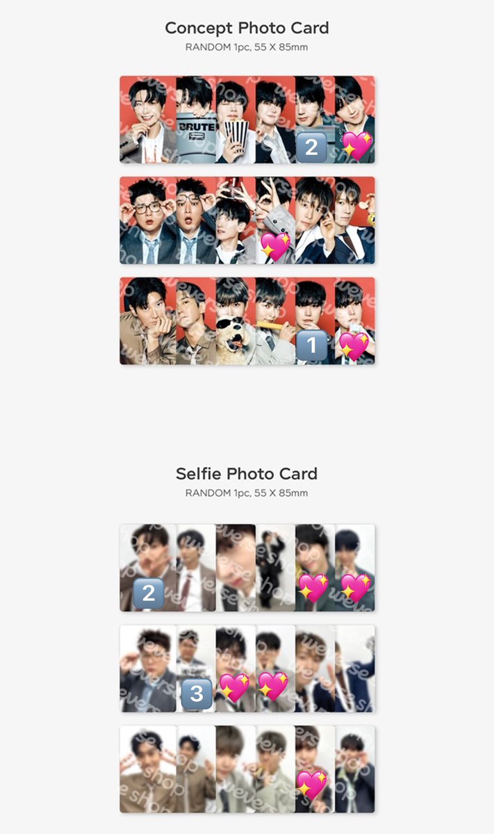Usn00pyU's tweet photo. 【交換】super junior RANDOM TRADING CARD SET A B season's greetings シーグリ トレカ

［譲］数字のもの(シンドン,リョウク,ドンへetc)
［求］💖>🩵(イトゥク,イェソン,ウニョク,キュヒョン)

郵送での交換希望。まとめての方優先。お心当たりのある方はお気軽にお声掛けください🍩 https://t.co/aMSFjJLqrB