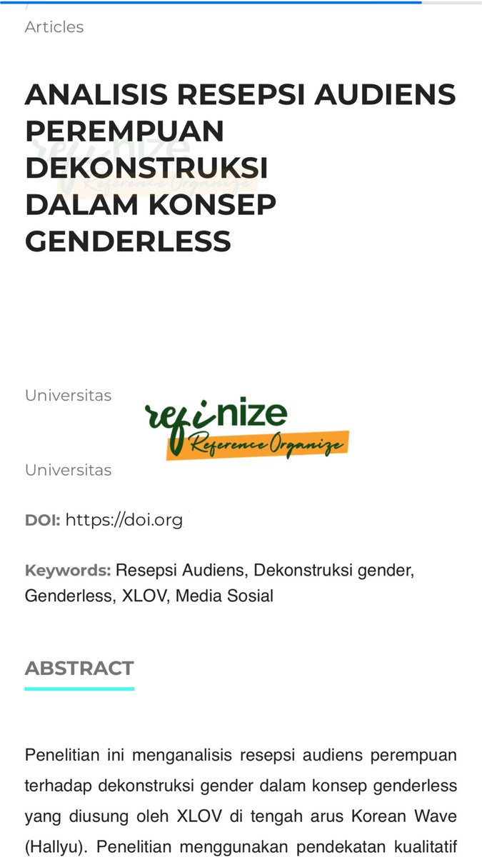 theonlyhimm's tweet photo. Alhamdulillah, terimakasih sudah mempercayakan tugas teman-teman kepada Refinize. 
Walaupun hampir lebaran selalu siap sediaa publish artikel🥰

Jasa publish jurnal SINTA 4 Ilmu Komunikasi 

 #zonauang #jokitugas #joki #publishjurnal https://t.co/X0qx4HidBs
