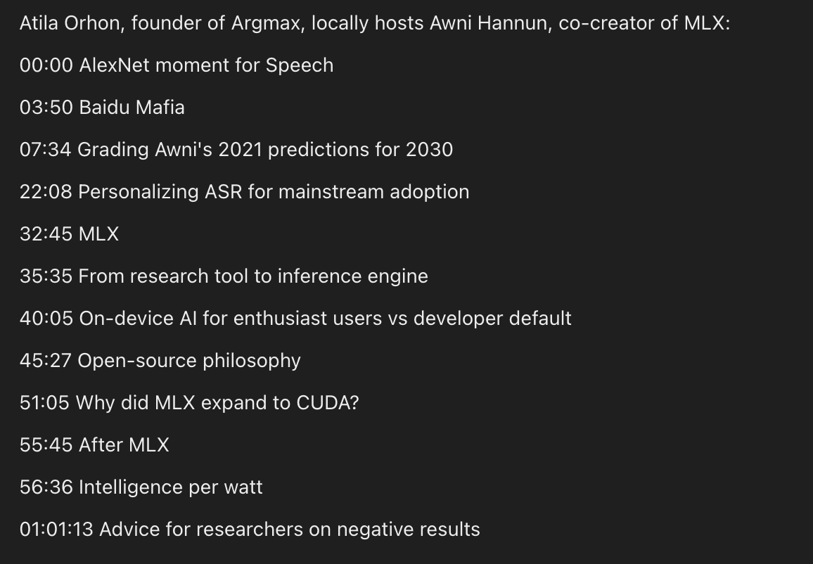 Awni Hannun tweet media