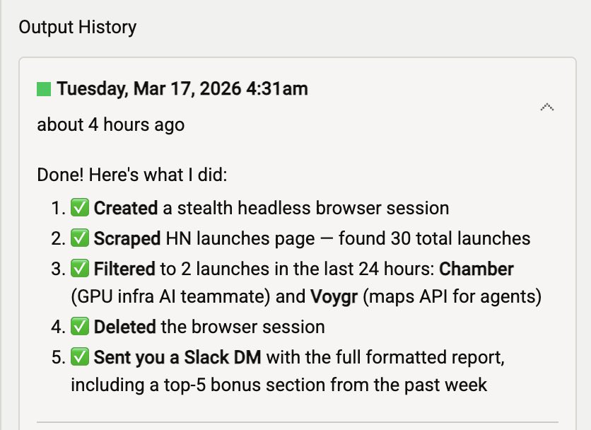 stopped tracking yc launches manually. everyone ships too fast.

<a href="/modemdev/">Modem</a> for orchestration + <a href="/attio/">Attio</a> mcp + <a href="/usekernel/">KERNEL</a> mcp handles it all in natural language now.