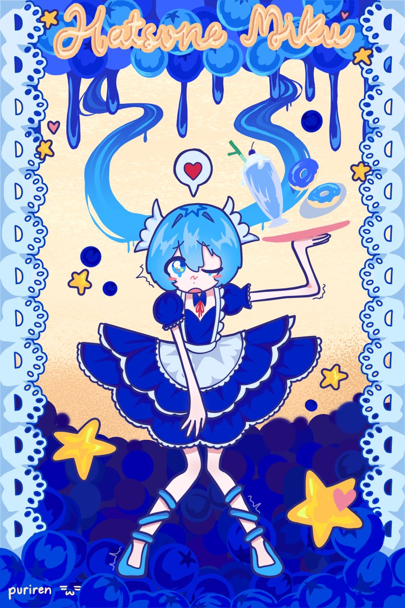 blueberry-cheesecake Hatsune Miku⭐
#hatsunemiku #fanart