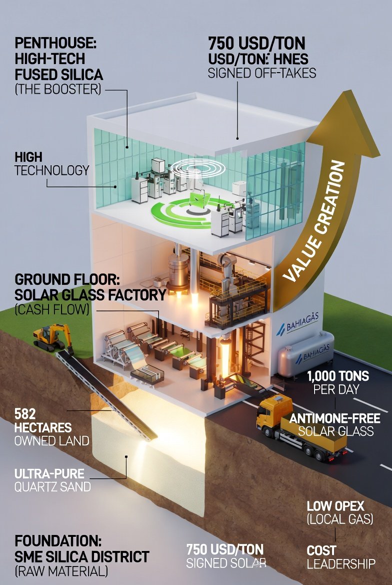 Frosch_Invest's tweet image. Sand → antimony-free solar glass → patented fused silica for AI chips &amp;amp; optics.
Own the resource, own the energy, own the patent → own the high margins.

@HomerunRes @Investornewscom @TMMCapital

#Solar #Semiconductors #GreenTech #Brazil
The Homerun Blueprint.