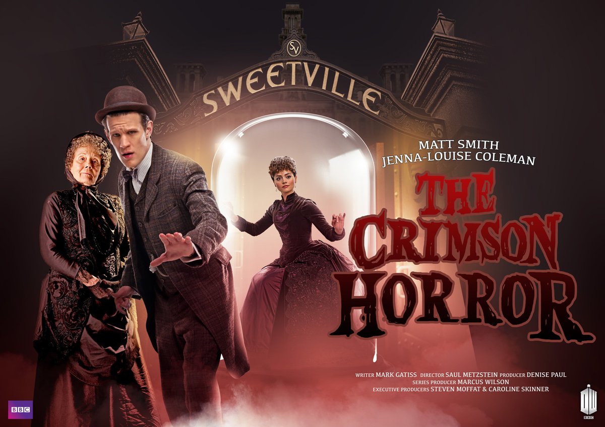 SimonHJR77's tweet photo. I am watching #DoctorWho the Crimson Horror. https://t.co/FOiubRZ7jK