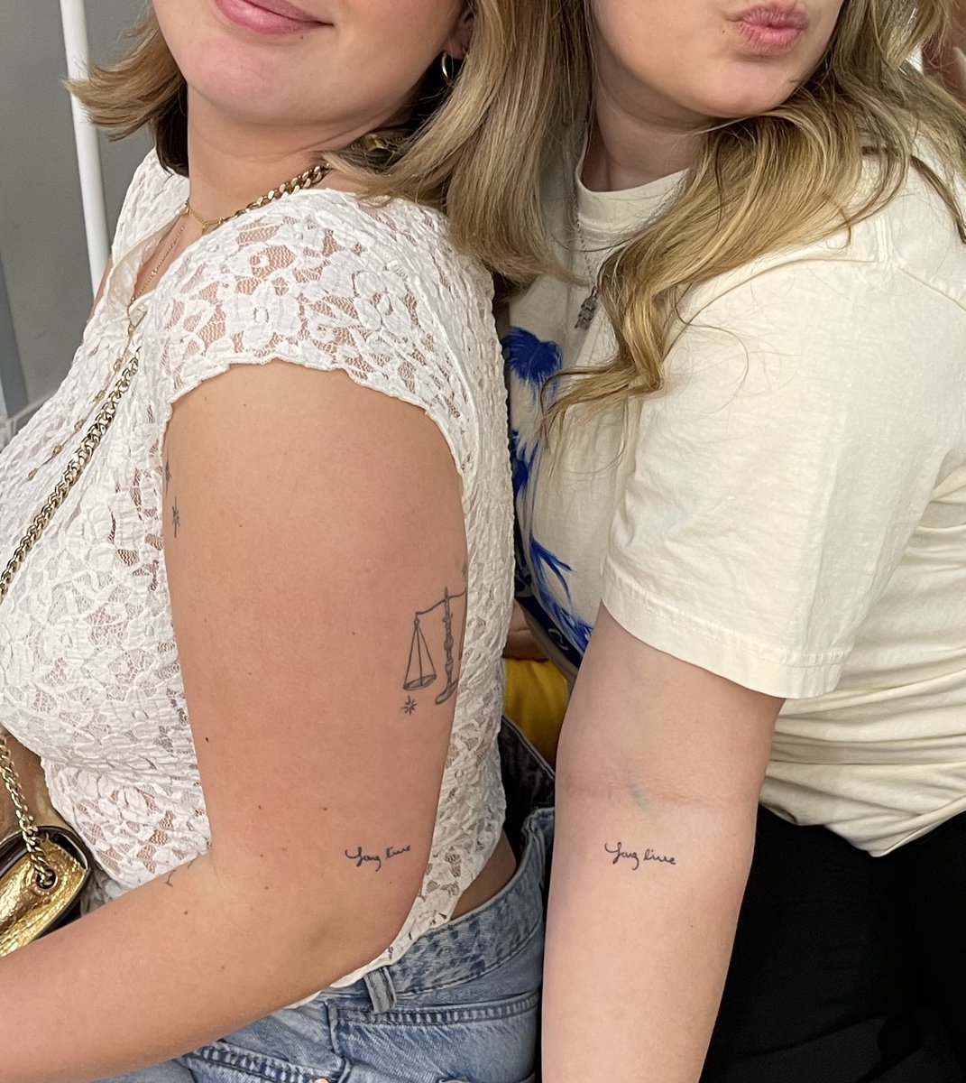 daylambre13's tweet image. This love left a permanent mark 🫶🏼 #TSTheErasTour @taylornation13 @taylorswift13