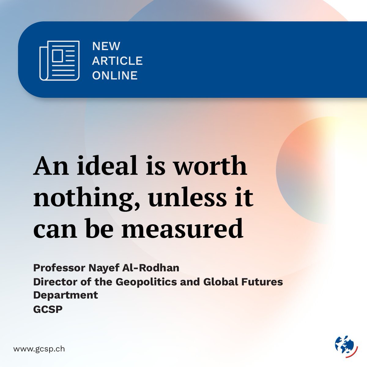 The GCSP tweet media