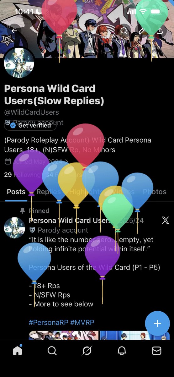 Persona Wild Card Users(Slow Replies) tweet media