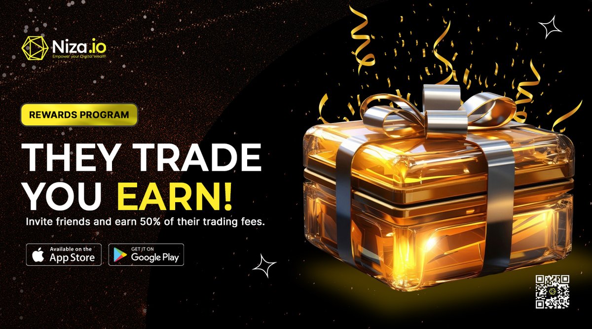 nizacoin's tweet image. They trade. You earn. 💸

✅ Invite your friends to Niza.io
✅ Earn 50% of their trading fees - automatically.

Start building passive income today!
Explore Niza Rewards Hub: 🔗 niza.io/referral-and-b…

#Niza #cryptocurrency #rewards #passiveincome