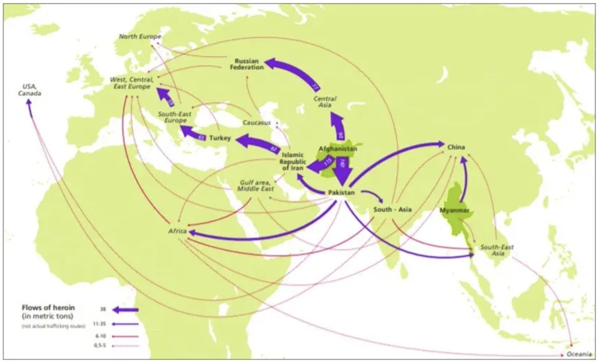 <a href="/doqholliday/">DOQ</a> If Iran is the biggest exporter of Opium and Israel the biggest exporter of Diamonds(despite not having any mines in Israel) and Diamonds are a big store of value of the drug trade, it would make sense that those two things would be connected. 

The Iran-Contra Affair was arms
