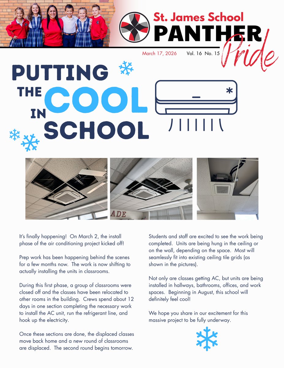 St. James School WO tweet media