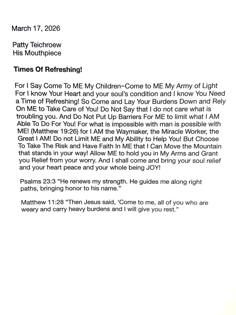 Times Of Refreshing!