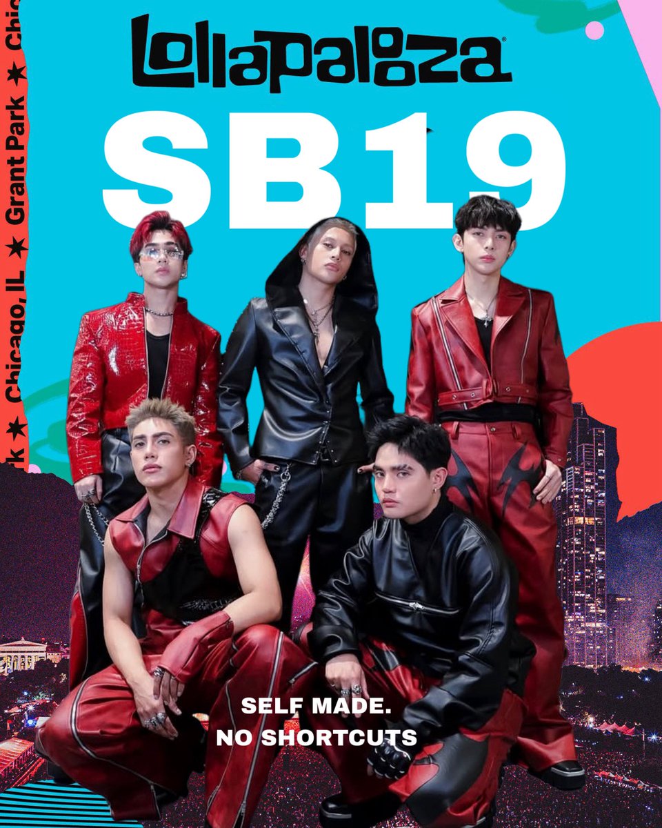 To all Filipino aspiring artists, especially those who are independent or self-made…

Kung kaya ng SB19, kaya niyo din! From less than 10 people in the audience to a major international festival? POSSIBLE! 💪🔥

SB19 GOES LOLLA <a href="/SB19Official/">SB19 Official</a> #SB19 #SB19xLollapalooza