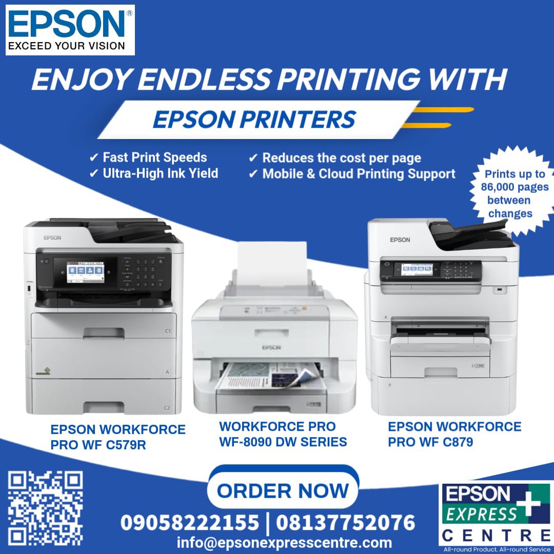 Epsonexpress's tweet photo. Epson RIPS delivers ultra-high page yields, low running costs

Contact Us Now: 
09058222155 | 08137752076
info@epsonexpresscentre.com
https://t.co/7FaGcC9rIF

Support Centre @
37, Bode Thomas Street, 
Surulere, Lagos

Has Iran Spoon #Reppips https://t.co/ljxhKvbkWl