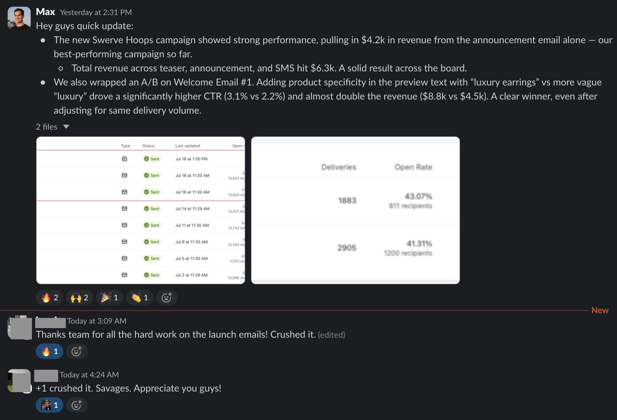 Max | Ecom Email Marketing tweet media