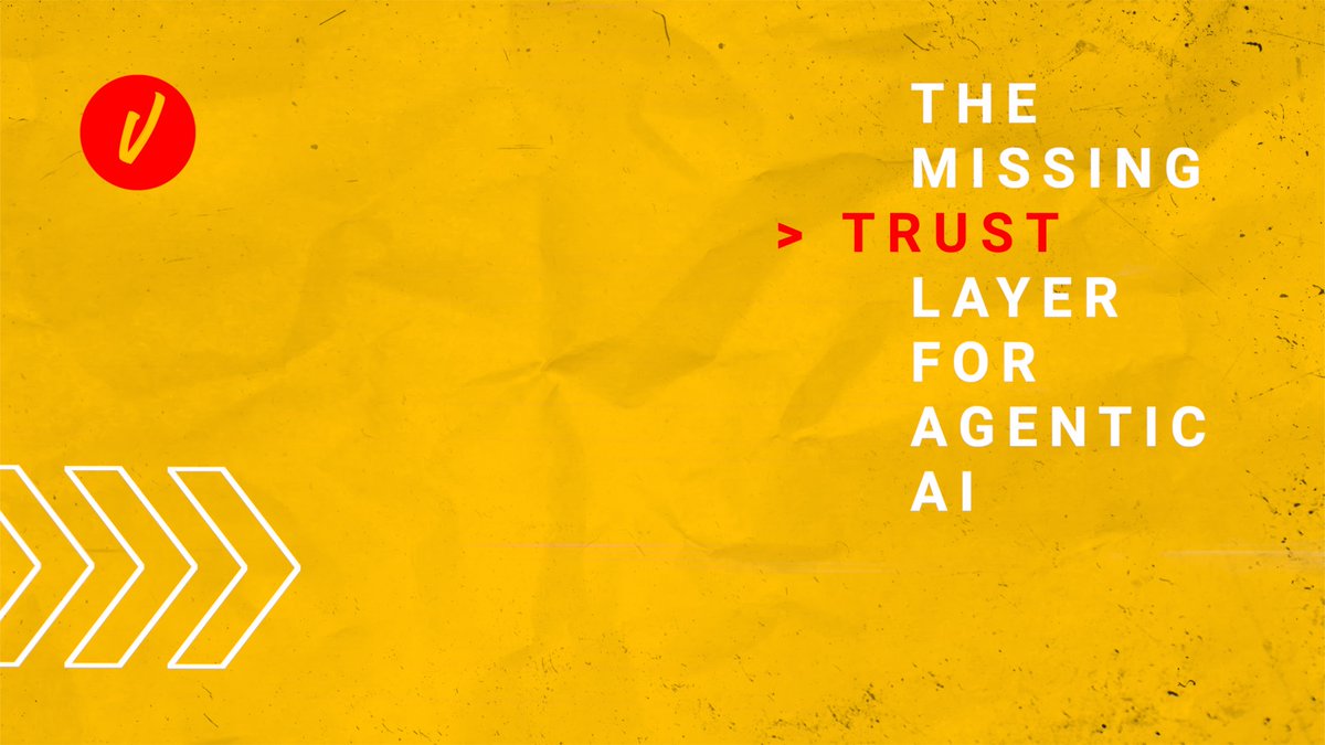 Vagabondappio's tweet photo. AI is moving from output to action.

What’s missing is trust infrastructure: verifiable identity, delegated authority, policy enforcement, and proof.

More info in our new manifesto: https://t.co/xPZgjMDcN1 https://t.co/V6QQ7e6BTe