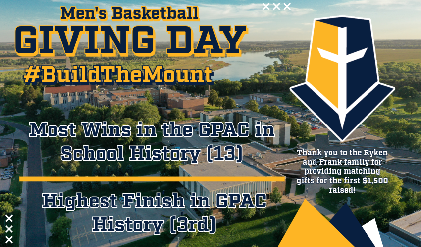 MMULancersMBB's tweet photo. 🚨 Mount Marty Giving Day 🚨

Our men’s basketball program not only has great players in it, but also tremendous people. With a focus on academics, service, &amp; competition - we continue to raise the standard‼️ 

Please support our efforts!
#BuildTheMount

https://t.co/9S9TB2yLpC https://t.co/QntLWoVf2F