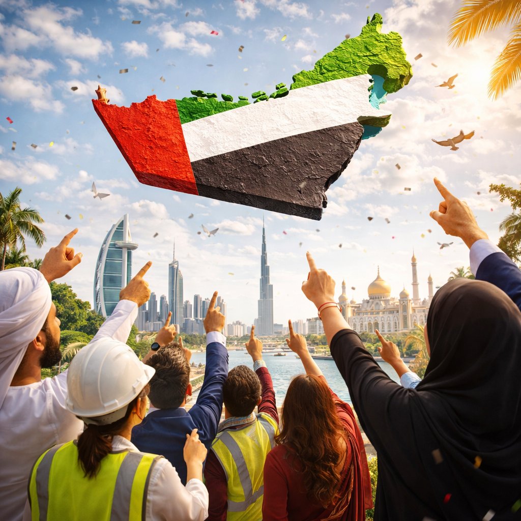 The easiest option is to leave. But we choose to stay. Today, tomorrow &amp; everyday... Our home. Our UAE #uae #dubai #fazaa