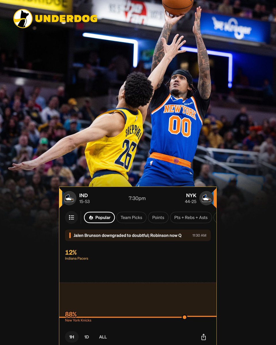 Underdog NBA tweet media