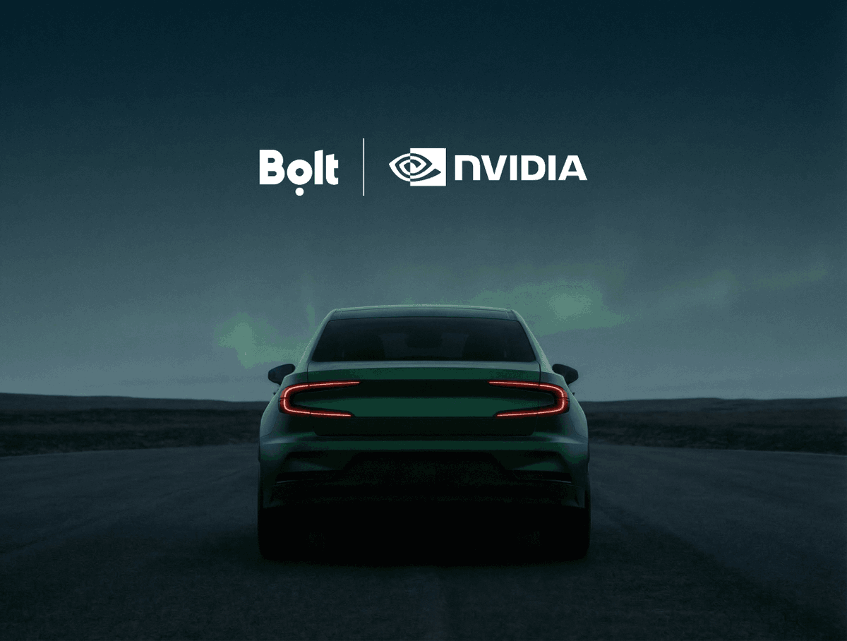 Estonian mobility company Bolt are partnering with NVIDIA to build a European robotaxi ecosystem by combining Bolt’s real-world ride data with NVIDIA’s AI, simulation, and AV tech to accelerate scalable, Europe-focused autonomous driving. Real-world trials start in 2026.