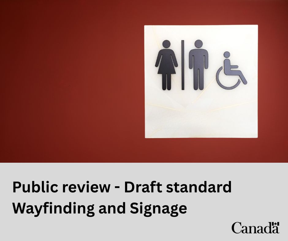 hmn_space's tweet image. .@AccStandardsCA has released a new draft standard on #Wayfinding &amp;amp; #Signage, now open for public review! Learn more about the standard, which outlines requirements and guidance on design and implementation of tools and systems that facilitate navigation: buff.ly/NH9D4Mc.
