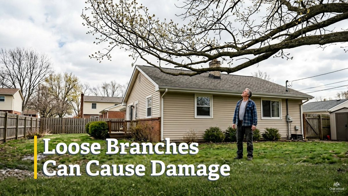 Winter weather can weaken branches without you realizing it. Take a quick look around your property. Are any limbs hanging over your roof or driveway?  Spring storms and loose branches don’t mix well.