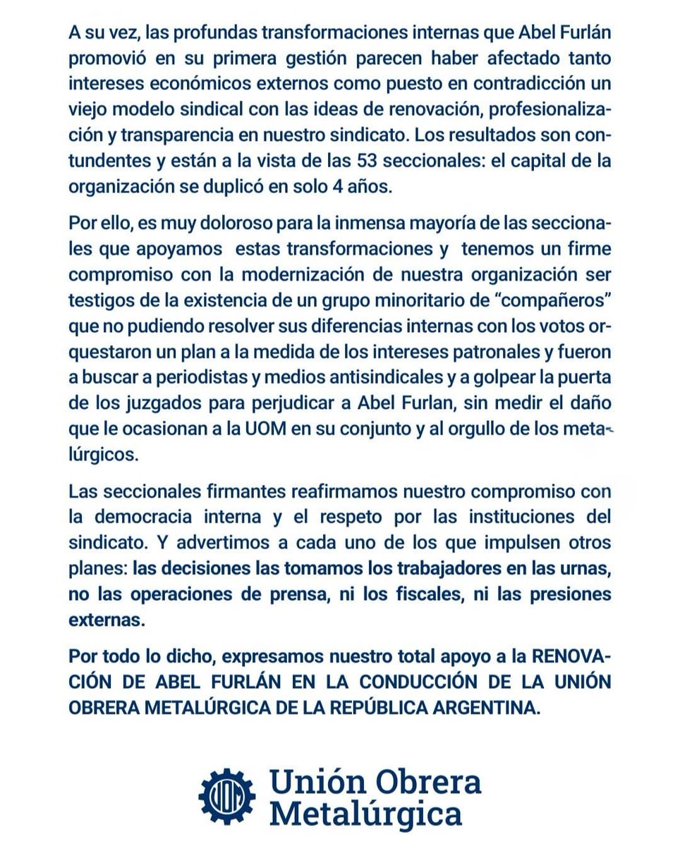 UOM La MATANZA tweet media