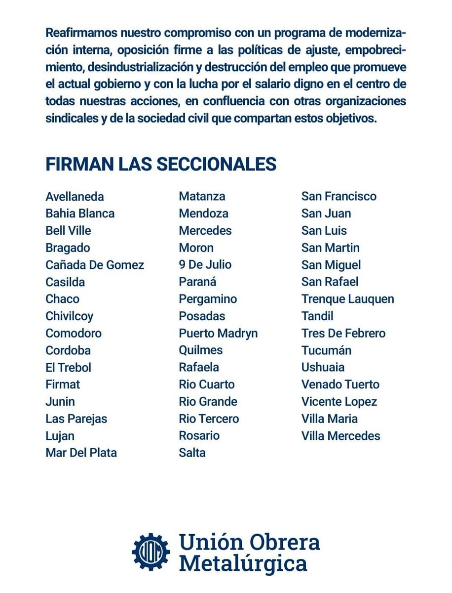 UOM La MATANZA tweet media