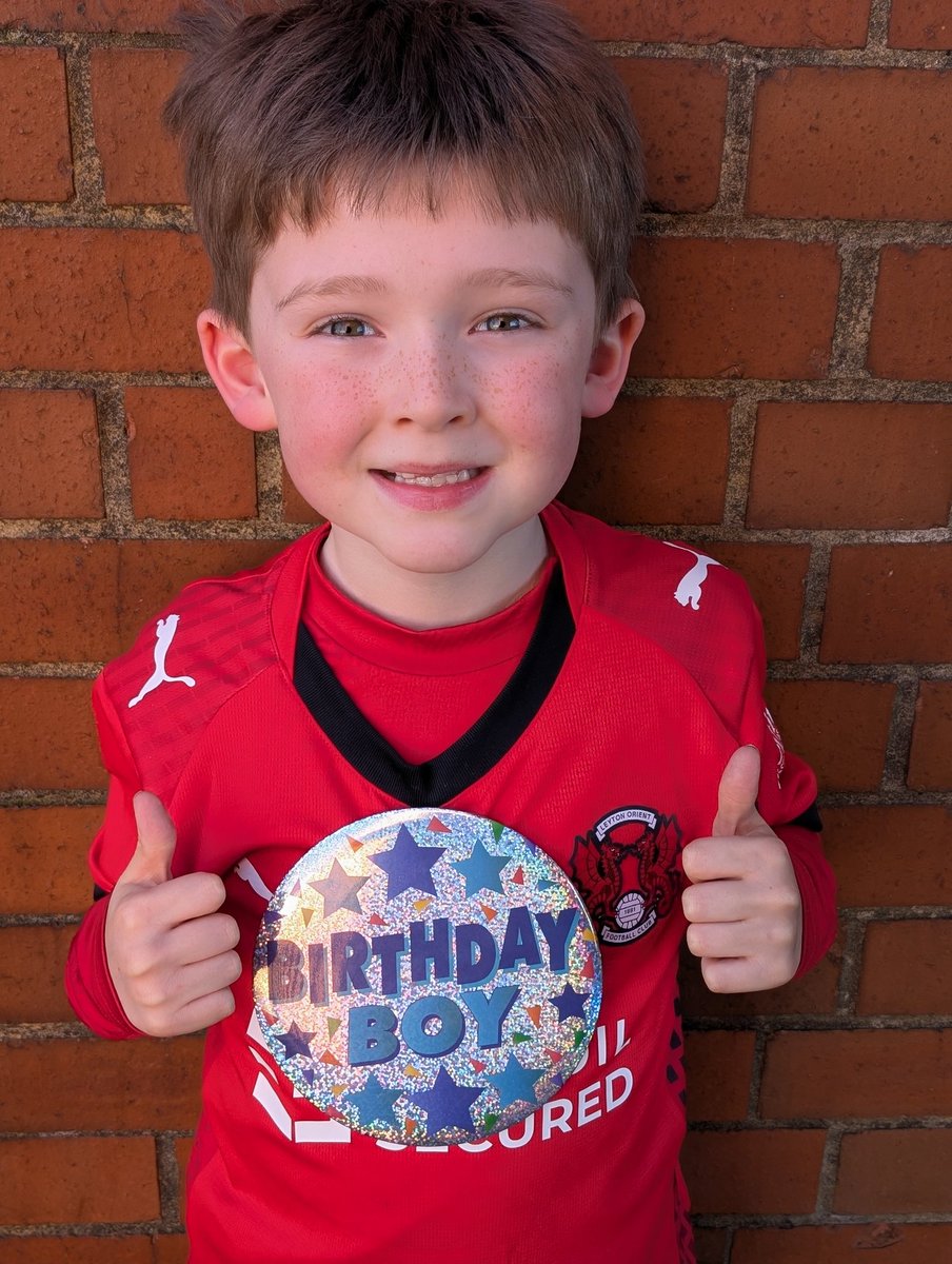 Roo asked to watch Orient on his birthday, so off to Wimbledon we go! #Back2Back2Back 🤞🙏