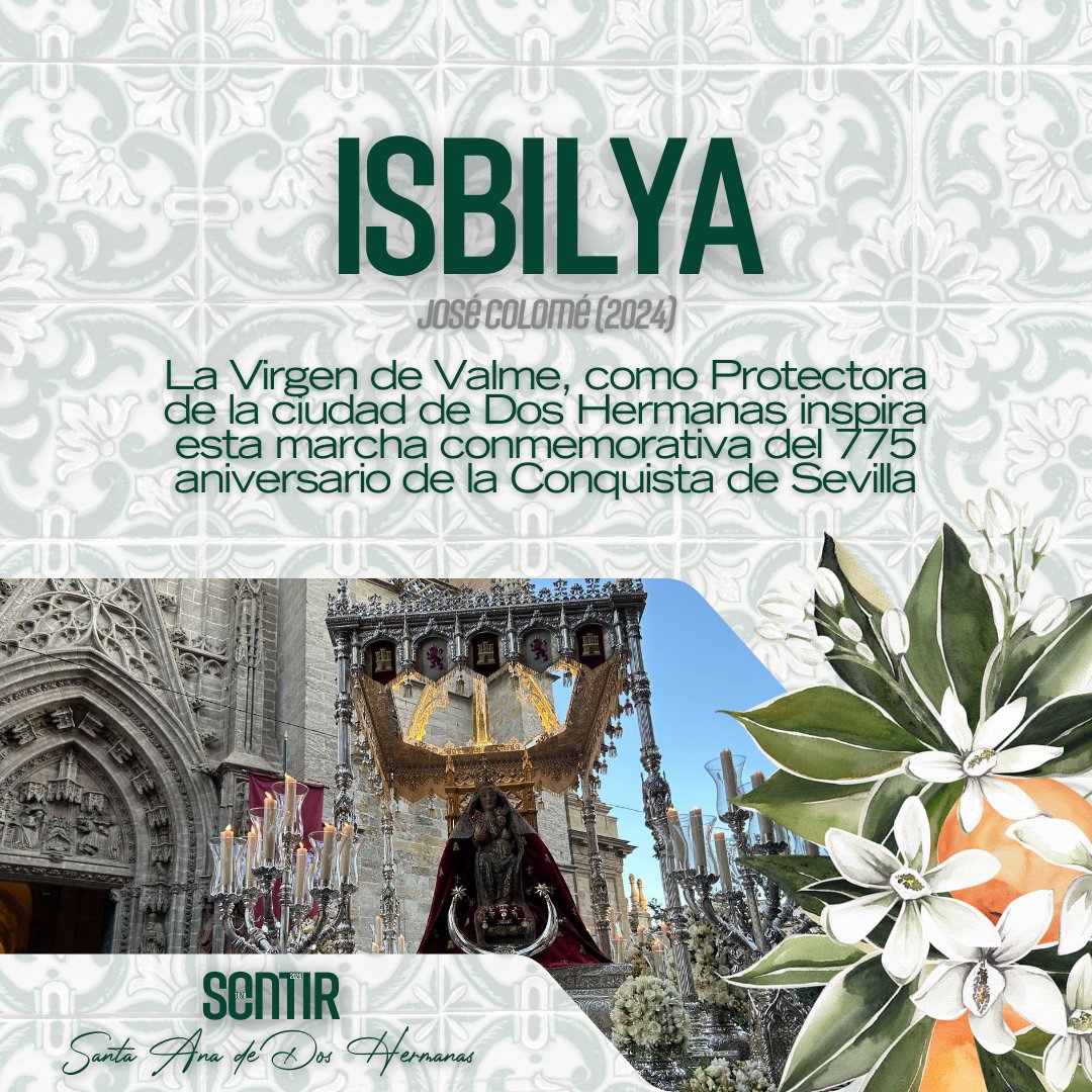 BMSantaAna's tweet image. 🏛 #Sentir también es hablar de nuestra propia música.

Composiciones nacidas dentro de Santa Ana y que forman parte de nuestra identidad musical.

💚 Esperanza en tus manos (Francisco Jesús Lozano)
💚 Isbilya (José Colomé)
💚 Los Panaderos (José Colomé)

Tres marchas que
