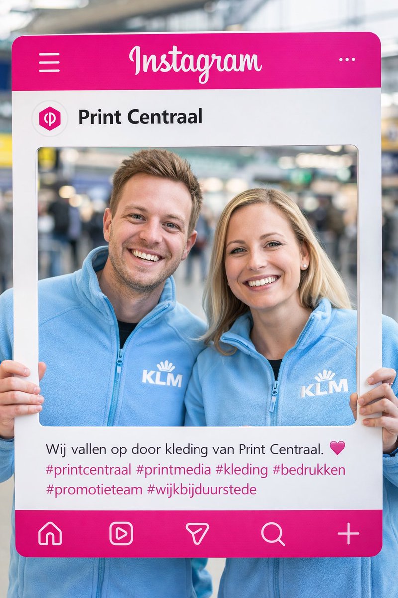 Ook zo'n Instagram paneel voor uw (lokale) activatie?
De kleur/teksten/icoon passen wij aan naar uw wensen.

Stuur een DM of e-mail aan info@printcentraal.nl

#printcentraal #opvallen #evenement #fotopaneel #fotokader #opening