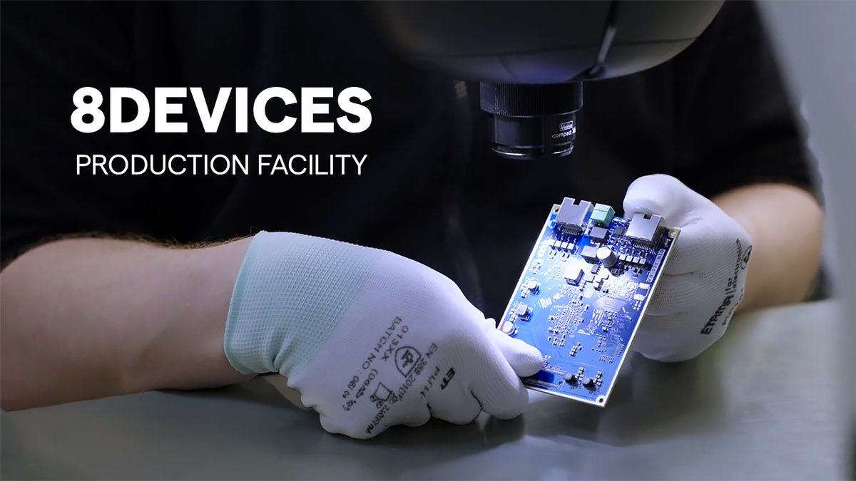 8devices's tweet photo. Check out this behind-the-scenes explainer #video about how we make our products and how our EU #manufacturing facility enhances product and service value for our clients: https://t.co/sZyrHDIHMP https://t.co/moD32wlxla