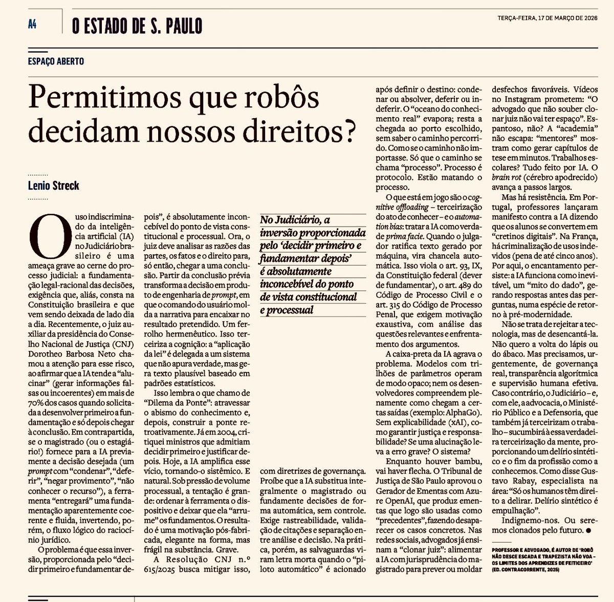 Lenio Luiz Streck tweet media