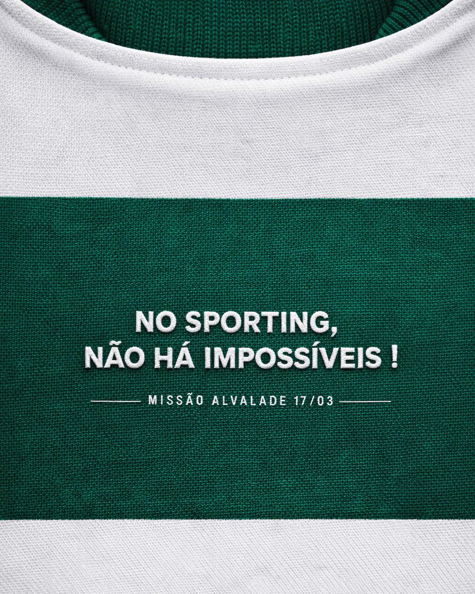 #NoSportingNãoHáImpossíveis