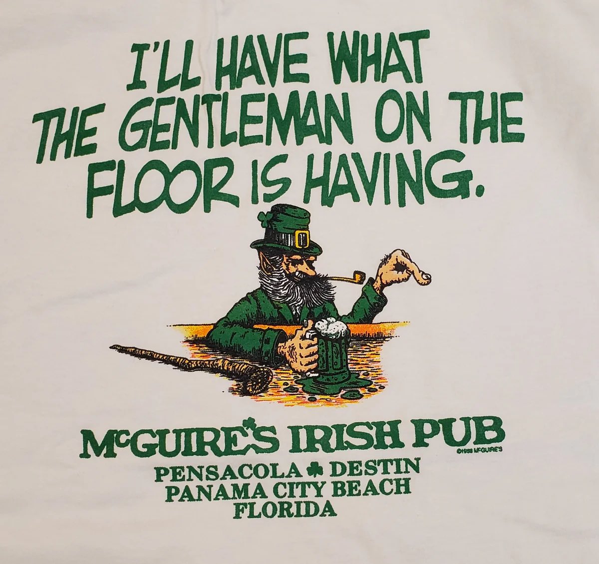 sambelding's tweet photo. Happy St Patrick’s Day!! Remember to wear your green and if you want the good stuff at an Irish Pub always order like this image from my fave Irish Pub, @McGuiresPub in P-Cola, Destin &amp; PCB, home of my drink of choice the #IrishWake ☘️🍺

#StPatricksDay #McGuiresIrishPub https://t.co/MeXeRLOpZm