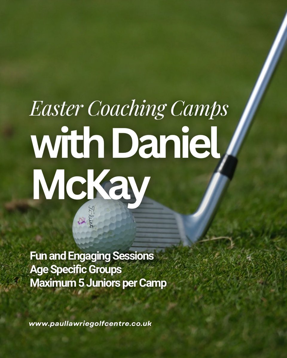 PaulLawrieGC's tweet photo. Junior Easter Camps 🏌️♂️
#takeyourgametothenextlevel #growthegame https://t.co/EgIDx74Zdh