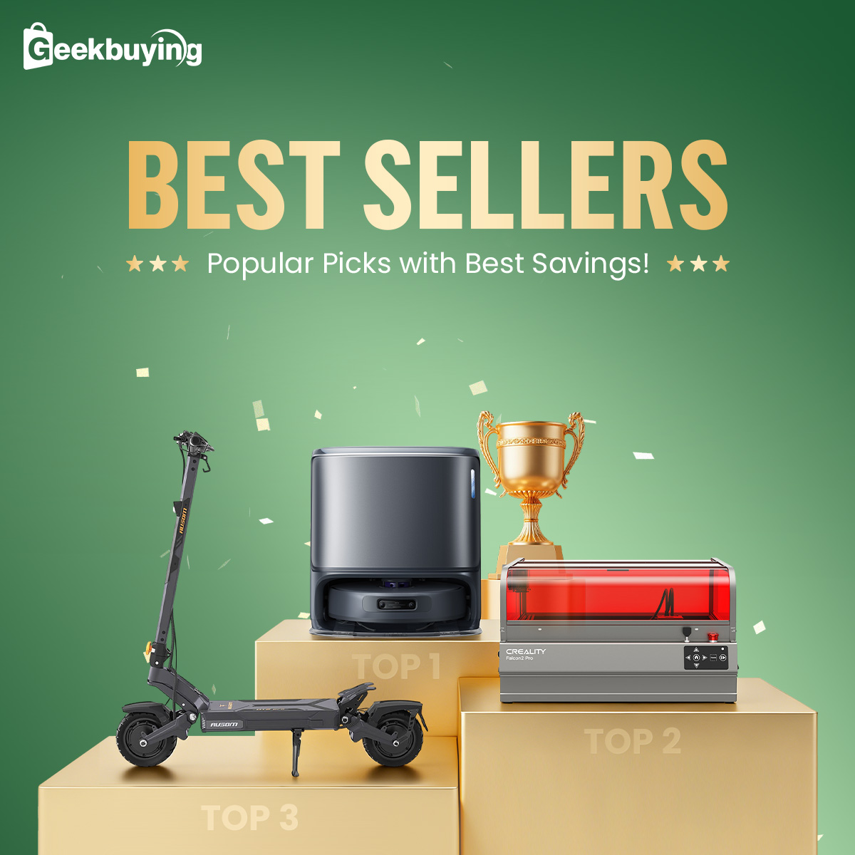 GeekBuying's tweet image. 🚀 See what made the cut in our March Mega Sale Best Sellers list. Don't miss out on the community's favorite tech, smart home, and DIY gear before they're gone! 👀👇
Shop the list: promotion.geekbuying.com/promotion/best…
#TechDeals #SmartHome #Geekbuying