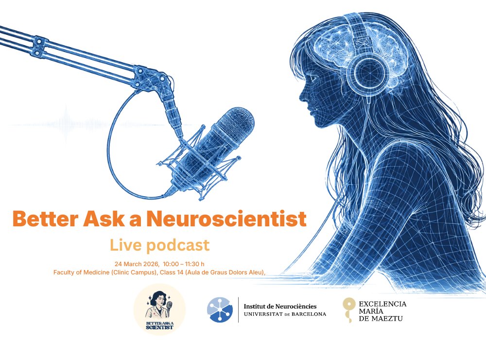 UBneuroscience's tweet photo. Why do some memories never fade?

🎙️ Join our live Better Ask a Neuroscientist podcast to explore emotion, memory &amp; PTSD with UBneuro researchers.

📍 Faculty of Medicine (Clinic Campus)
 📅 March 24 | 10:00–11:30
👉 https://t.co/v3UaU1jPcD https://t.co/NakQHmcsJD