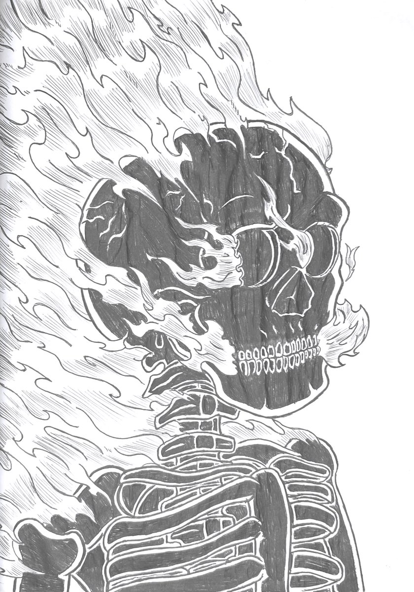 Endymated's tweet image. Inktober '25 : 28 Skeletal

"You valiantly fought through my wake, even knowing you couldn't escape it. I'd love to face you again when i pass to the other side myself "

#Inktober #illustration #artists #AnimeArt #ArtistOnTwitter