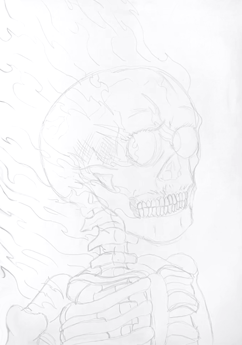 Endymated's tweet image. Inktober '25 : 28 Skeletal

"You valiantly fought through my wake, even knowing you couldn't escape it. I'd love to face you again when i pass to the other side myself "

#Inktober #illustration #artists #AnimeArt #ArtistOnTwitter