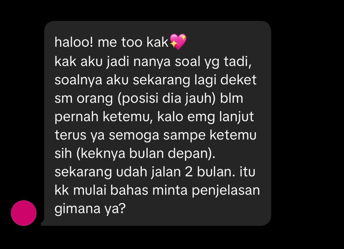 peachmochiu's tweet photo. ga pernah sekalipun ada dipikiran ku tbtb menjadi konsultan cinta
ALIAS WONG TIKTOK TBTB PODO DM CURHAT JIRSSSS https://t.co/K60aTZvtoT