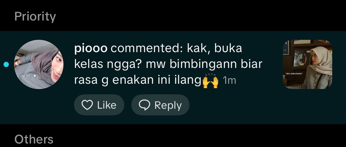 peachmochiu's tweet photo. ga pernah sekalipun ada dipikiran ku tbtb menjadi konsultan cinta
ALIAS WONG TIKTOK TBTB PODO DM CURHAT JIRSSSS https://t.co/K60aTZvtoT