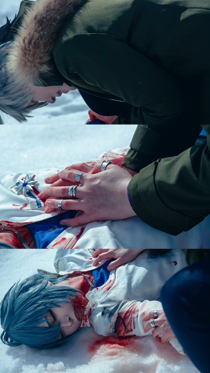 0_0anman's tweet photo. 【cosplay：魔法使いの約束🌕】
　第2部19章5話　元相棒
　(　⚠血糊表現有り　)
＿＿＿＿＿＿＿＿＿＿＿＿＿＿＿

消えそうな魔力　弱い心音

　『　てめぇの命は＿＿　』

俺の声がおまえに届くように
＿＿＿＿＿＿＿＿＿＿＿＿＿＿＿

photo：朱雀
ブラッドリー：エンマ
ネロ：マリ
#まほやく_cos https://t.co/bUKJrVqkhh