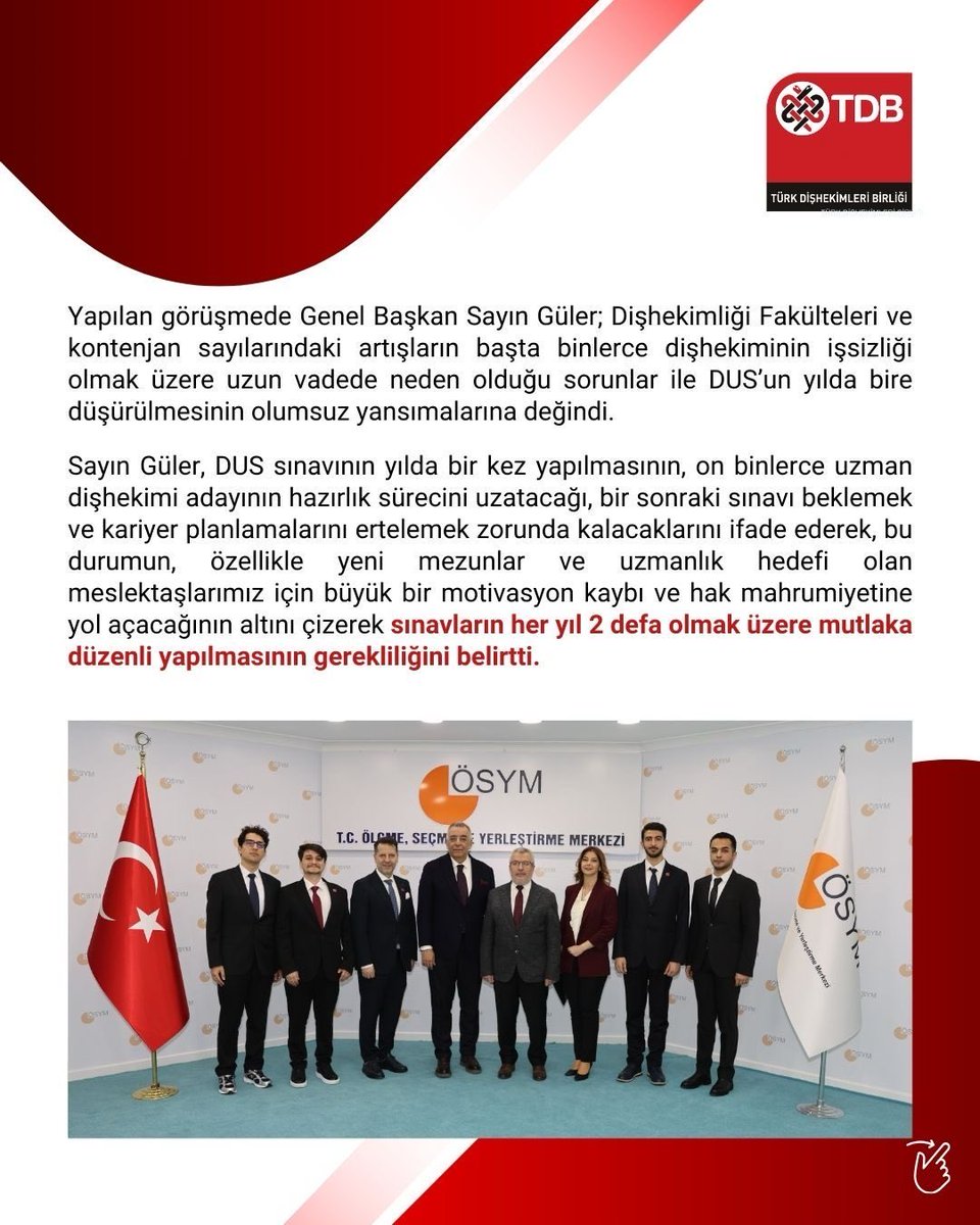 Türk Dişhekimleri Birliği tweet media