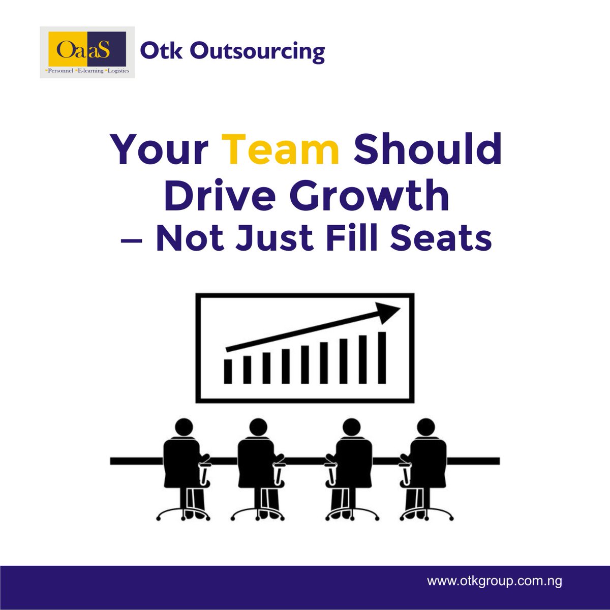 otkoutsourcing's tweet photo. Your Team Should Drive Growth — Not Just Fill Seats

Having people in roles doesn’t always mean your business is moving forward.
When the wrong talent is hired, productivity drops, managers become overstretched, and growth slows down. https://t.co/r9fxonL9bt