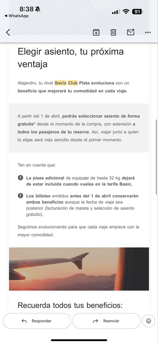 AleColmenares's tweet photo. @Iberia  Es una broma lo de Iberia plata o como? Ya nos quitaron el beneficio de la maleta de hasta 32kg en tarifa basic hace unas semanas y ahora nos dicen que eliminan el beneficio por completo? De verdad que lo que quieren es que dejemos de volar con ustedes, estan locos https://t.co/WrSaWjZr7f