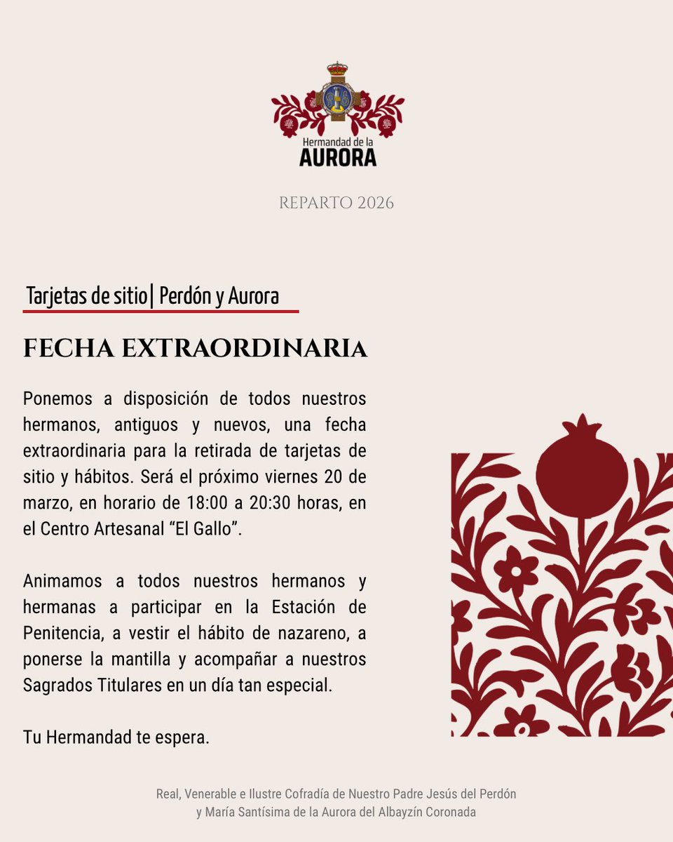 Hermandad de la Aurora tweet media