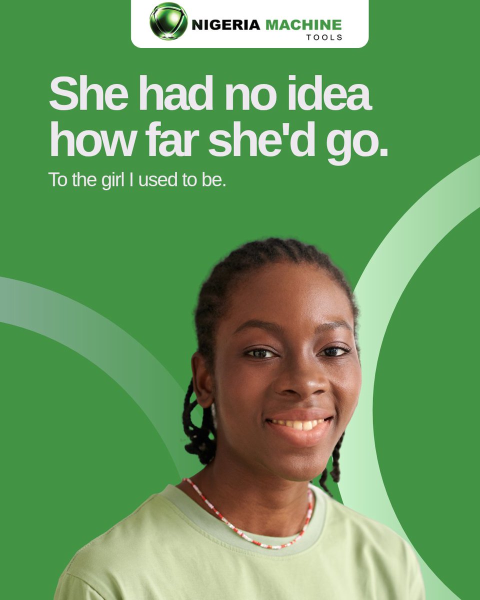 NigMachinetools's tweet photo. She may have been told engineering wasn't for her. That manufacturing was a man's world. That she didn't belong at the table.

Look at her now. 

This month we honour every woman who kept going when the world said stop. Your younger self would be proud. 🖤 

#WomensMonth  #NMT https://t.co/pwfs85PWQz