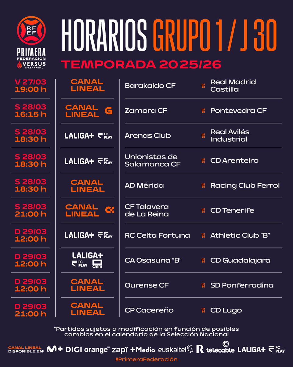 Primera Federación Versus e-Learning tweet media