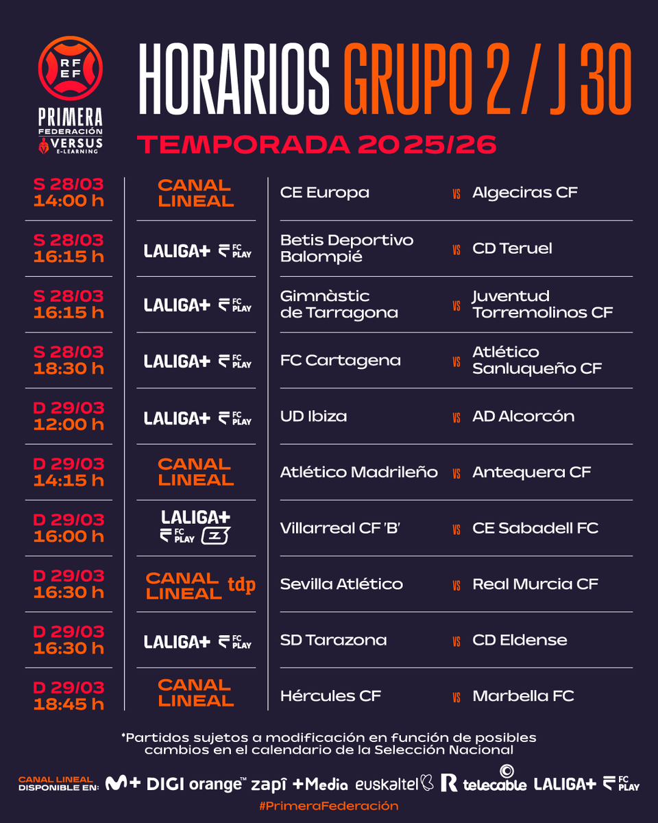 Primera Federación Versus e-Learning tweet media