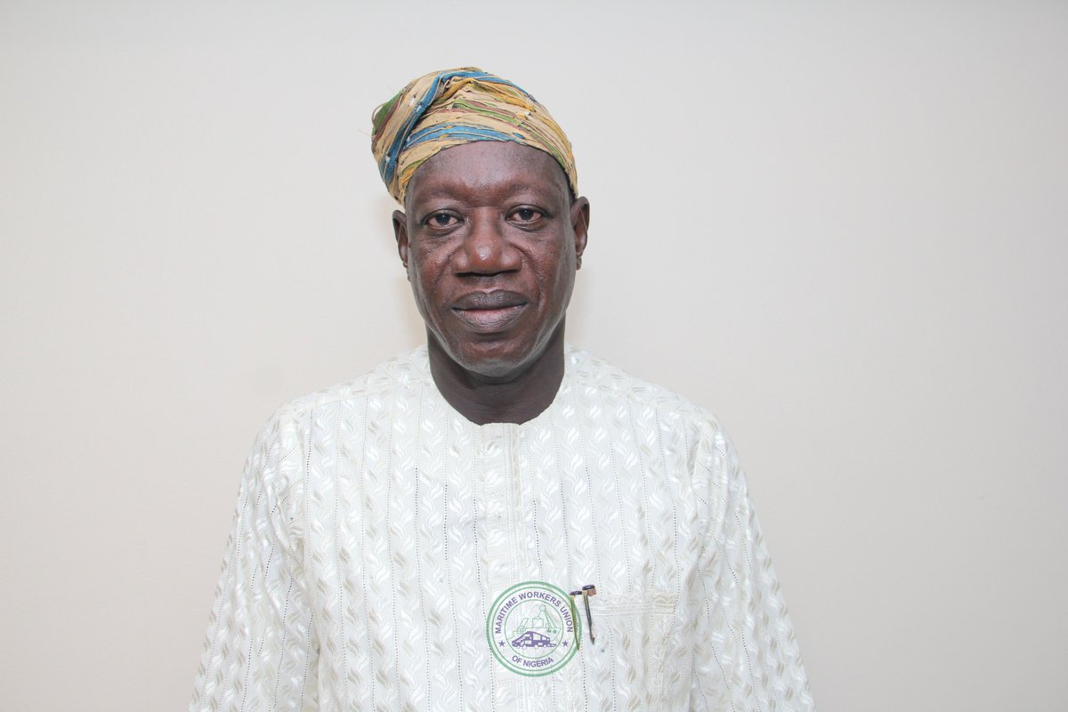 OfficialMWUN's tweet photo. PRESS RELEASE:

COMRADE TAOFEEK DABIRI PASSES ON, MWUN MOURNS

The Maritime Workers' Union of Nigeria (MWUN) under the leadership of its President-General, Comrade Francis Bunu Abi has lost one its own recently, Comrade Taofeek Dabiri, whom until his painful death was a Deputy President General (DPG) under the Nigeria Ports Authority (NPA) branch.

Comrade Dabiri until his death was such a jolly good fellow, whose life style does not reflect at all his tribe, given his mode of dressings from day to day until he fell ill that eventually claimed his life.

The late Comrade Dabiri was dark in complexion and lanky; and he was every comrade's delight, particularly his contemporaries at the high echelon of the Union.

He was a comrade who par excellence, who commanded dignity, he indeed earned his respect through his orderly behavior and good manners; he was just too respectful to his colleagues no matter the rank of such person. He was lovable and likeable by all and sundry. He had this adoring personality which was top notch which of course, you cannot take away from late Comrade Dabiri's quality of life, which is very most uncommon in humans; and his level of life and relationships with people amongst his colleagues is indescribable as it were.

Most Comrades in the Union, even visitors most times mistaken him for a man from the Niger-Delta or the Eastern part of Nigeria; Comrade Dabiri was a man of a rare quality taste, a very rare breed, whose presence anywhere lightens up the momentum of a place or gathering in a positive light.

The President -General of MWUN, Comrade Bunu, could not hold back his tears, looking waned within the short period he lost Comrade Dabiri, one of his reliable and trusted allies in the Union.

The Maritime Labour Activist and reformer, could not hold back his love for the departed Dabiri as he described him as a man of honour, who would always respond to his beck and call at any given time. The MWUN PG further said of Dabiri as a "Good Man", whose exemplary life that cuts across boarders will be very difficult to erase from his memories and of the entire Maritime Workers' Union officers and members even in years to come.

The Ijaw born Labour Activist says Comrade Dabiri will continue to remain ever-green in our memories as the Union carries out its daily activities. He prayed for the soul of the reposed Dabiri, while seeking mercy from the Almighty Allah to grant him Al-jannah; while also asking the Almighty God to preserve and have mercy over his immediate family which he left behind.

Comrade John Kennedy Ikemefuna,
Head of Media, MWUN